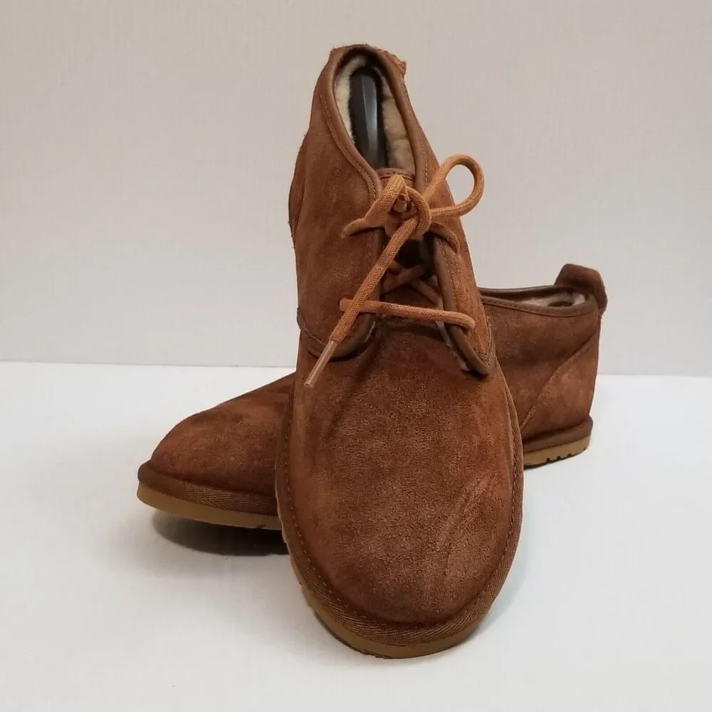 UGG Maksim Tamarind Men's Size 8 US Brown Suede Ankle Chukka Boots 1016680